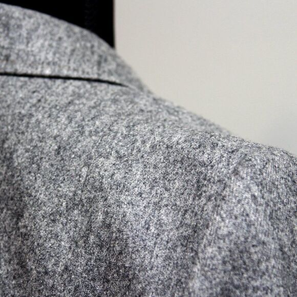 Vintage Evan Picone Womens Jacket Blazer Size Small Black Wool Academia - Picture 6 of 16